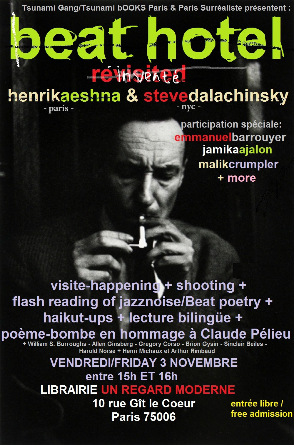 BLOG NEWS Tsunami BOOKS Paris Poetry In Paris Spoken Word BLOG NEWS Tsunami BOOKS Paris Poetry In Paris Spoken Word