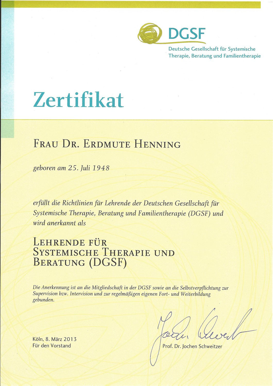 dr erdmute henning systemisches kolleg