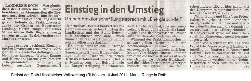 Pressespiegel R Neuerbar Eg Burger Investieren In 100 Erneuerbare Energien