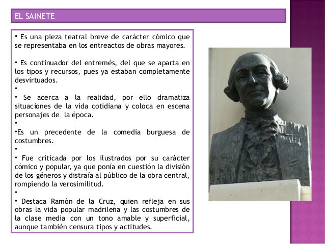 El sainete - Hablando de todo un mucho. Weblog de Lengua y Literatura