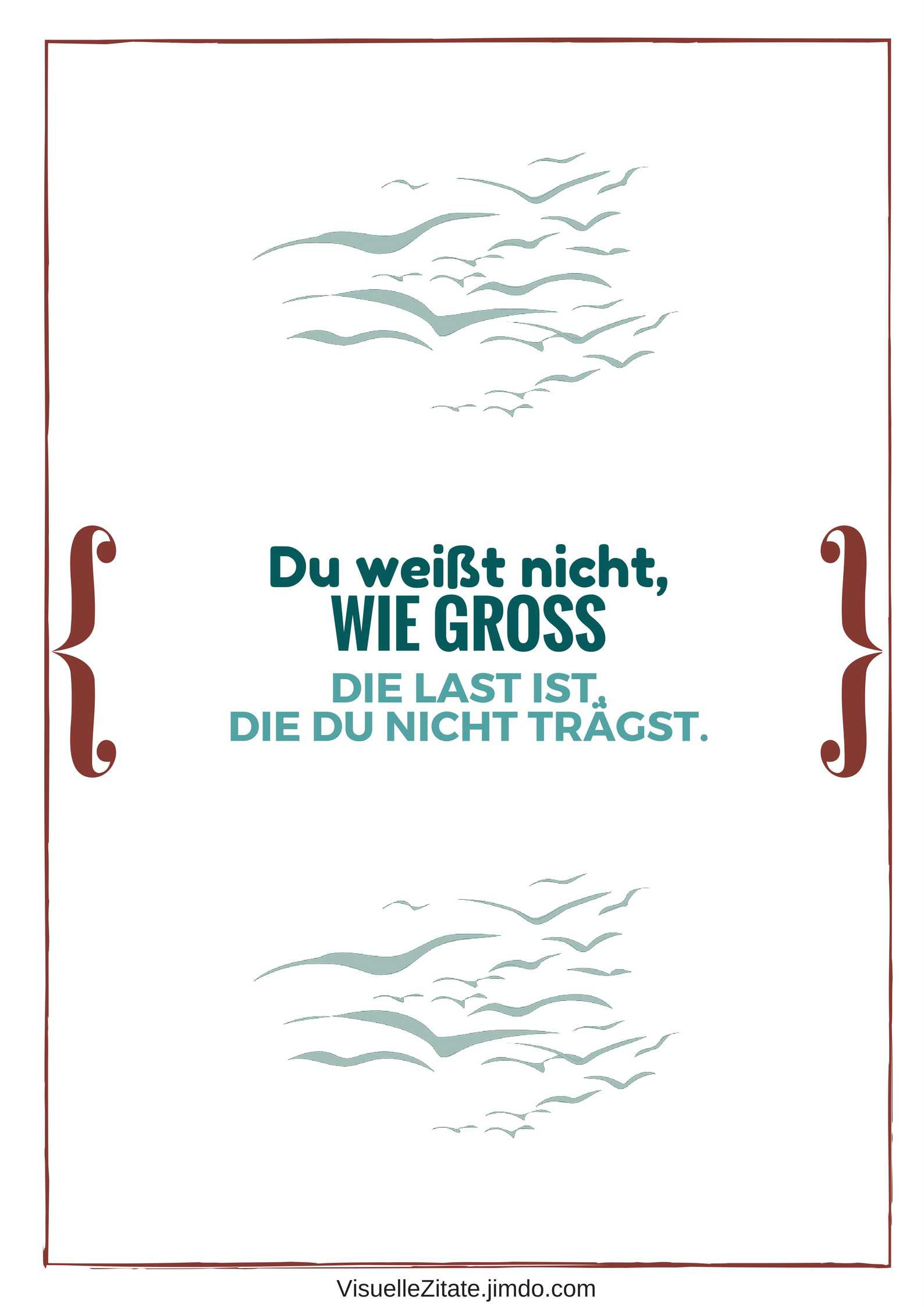Nelly's PosterDesigns Visuelle Zitate Weisheiten auf kreative ART