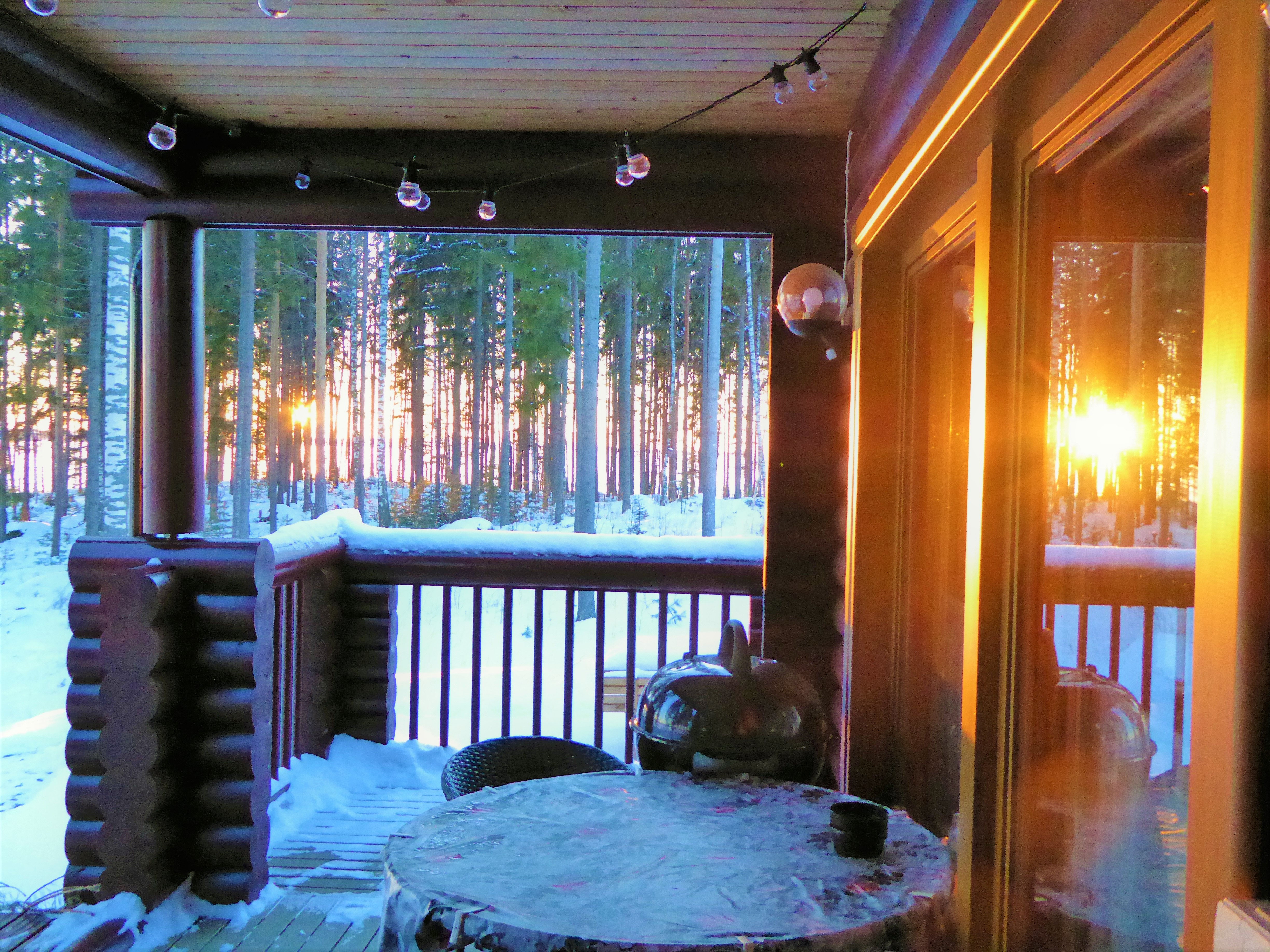 Silvester In Finnland Hutte Ferienhaus Direkt Am See Mieten