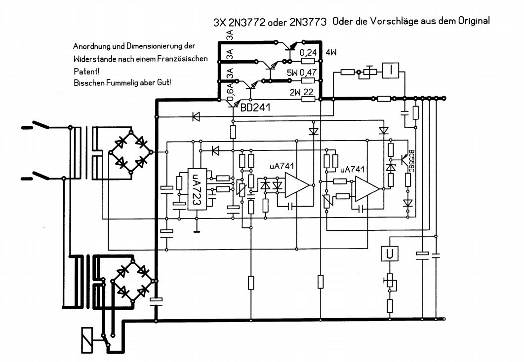 Regelbares Netzteil Schaltplan - mobinspire
