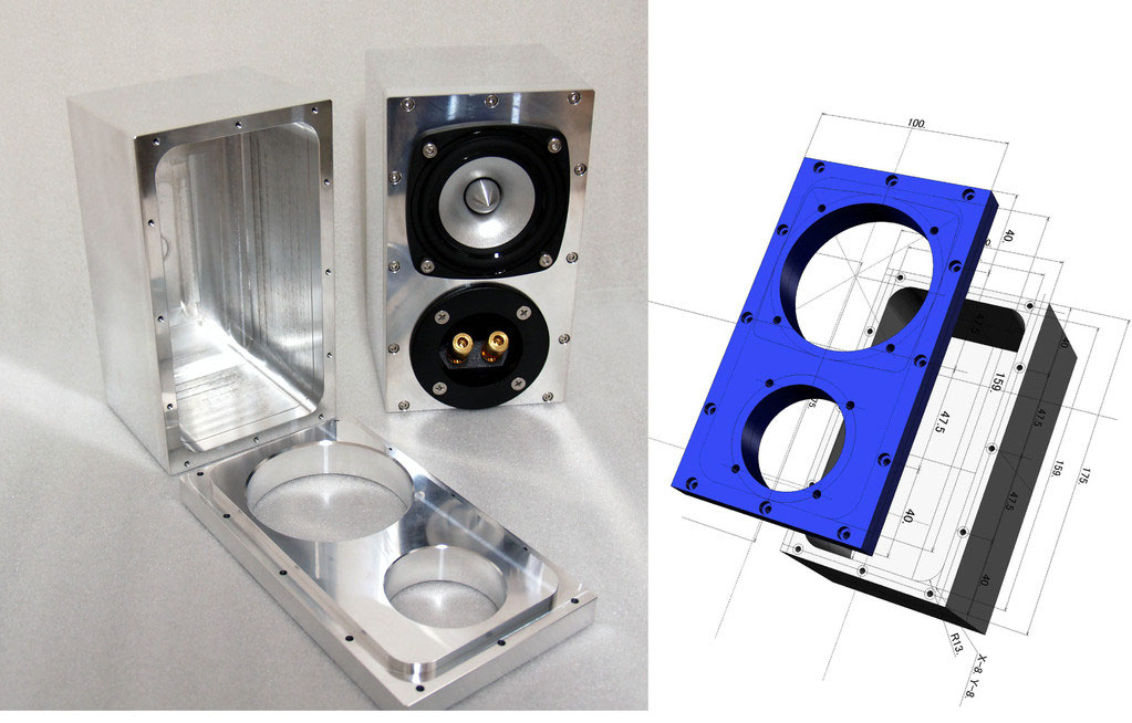 アルミ製 スピーカーエンクロージャー - （有）ミヤモト精作所－Home－