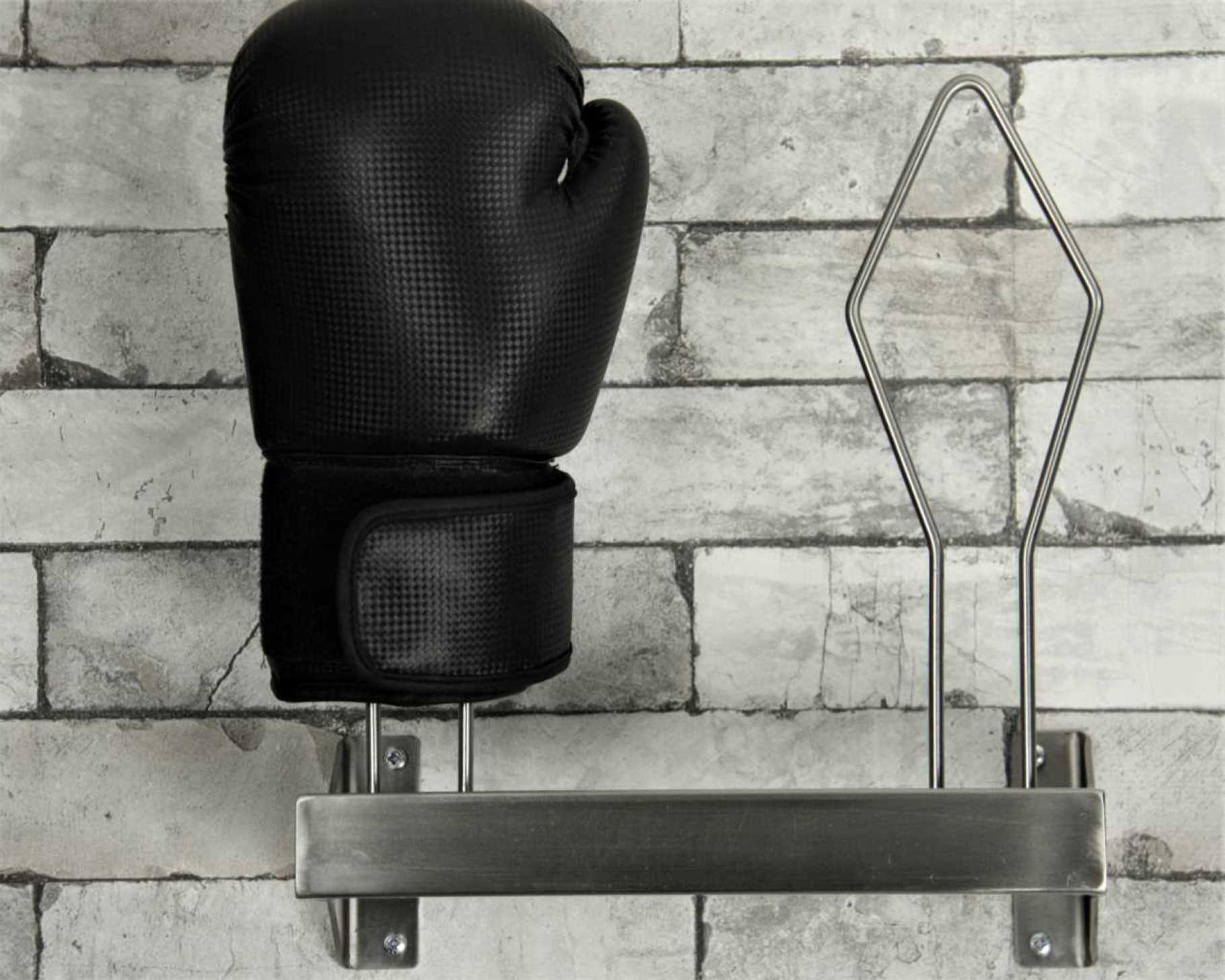 Boxing glove racks, wallmounted