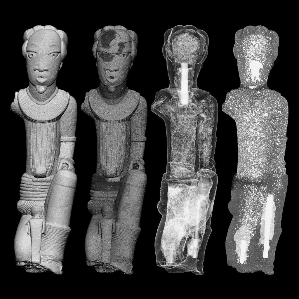 Terracotta statues Dr. Marc Ghysels, Scantix