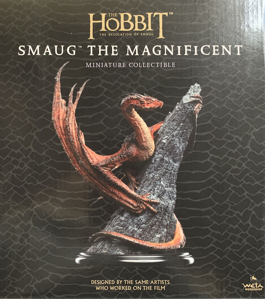 Smaug the Magnificent Der Hobbit Statue 20cm Weta TSCollectibles