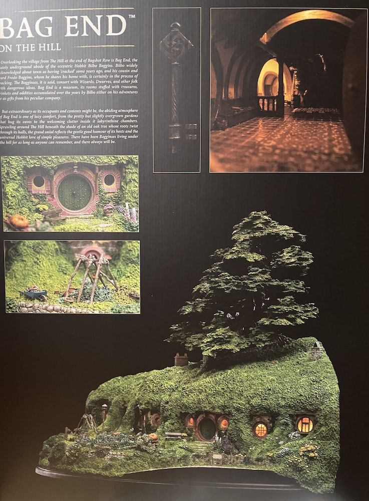 Bag End on the Hill Herr der Ringe Statue Limited Edition 58 x 31cm Environment (Large Version