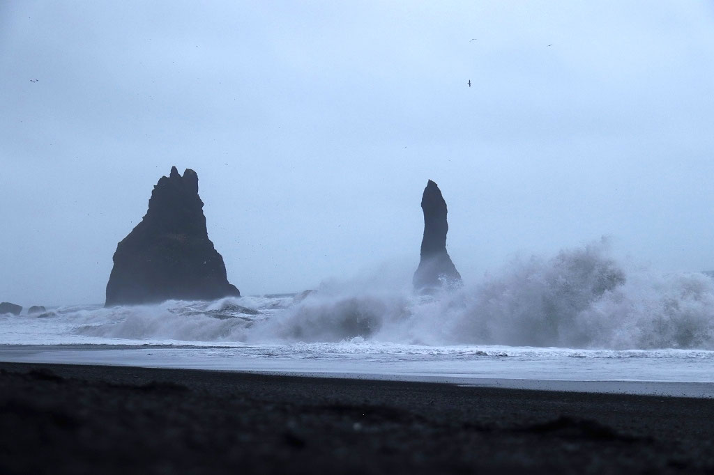 Ice Blue Glacier Caves and Sneaker Waves Southern Iceland SquirrelSarah