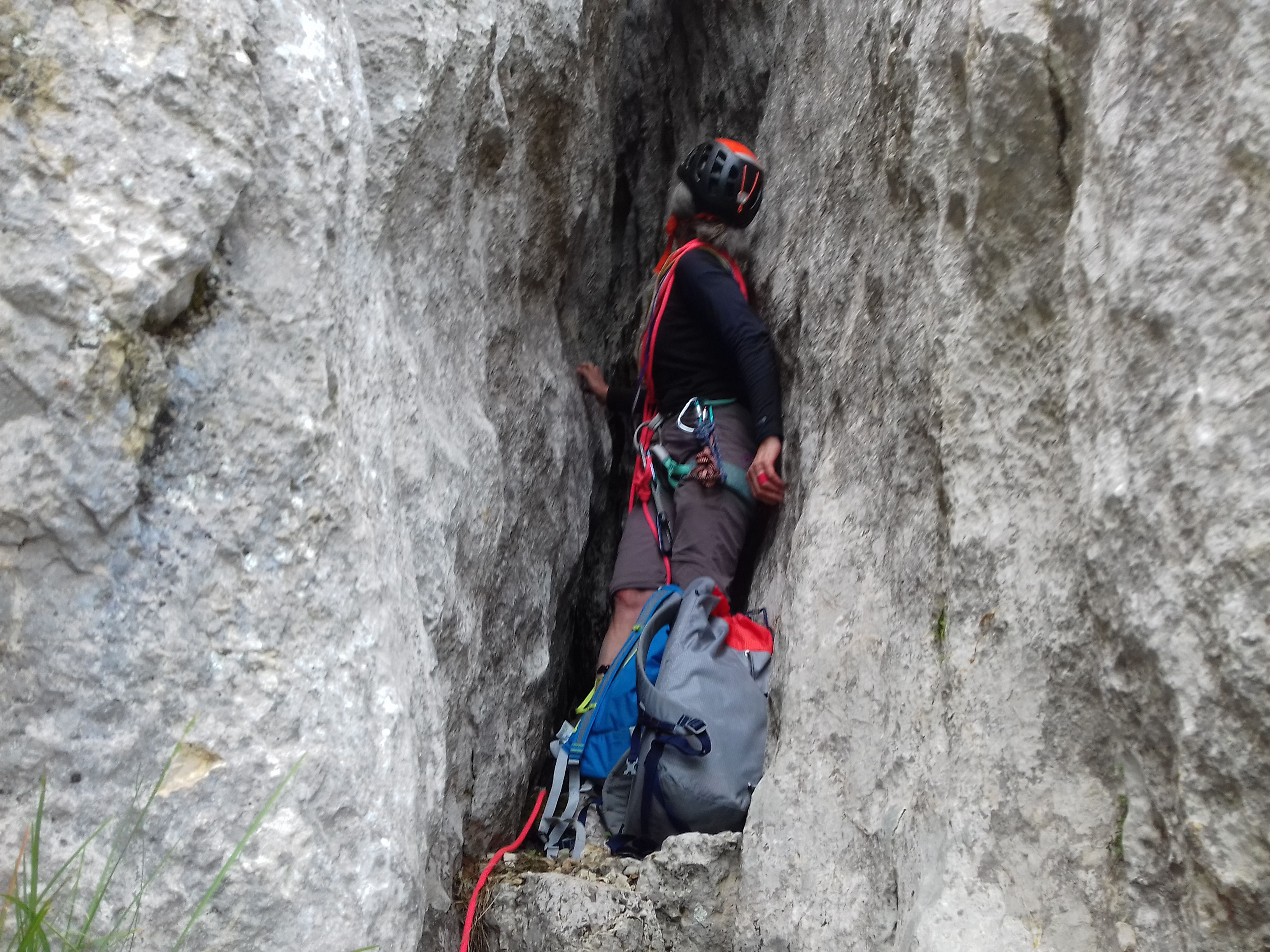 Escalade/Trail "Crocus Sativus" SaintBaume (Provence) zigzag