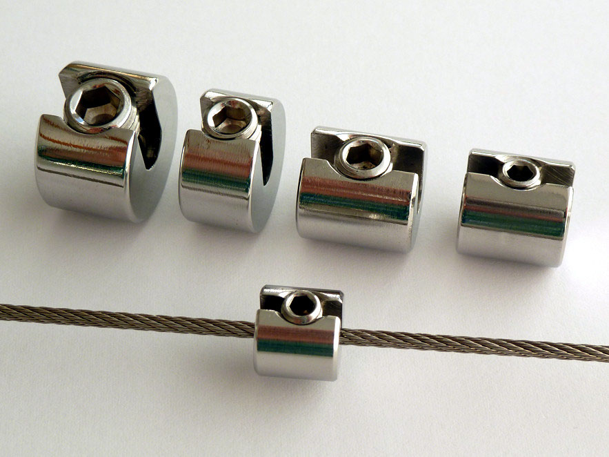 Wire Rope Stopper Seilsysteme + Abspannungen aus Edelstahl