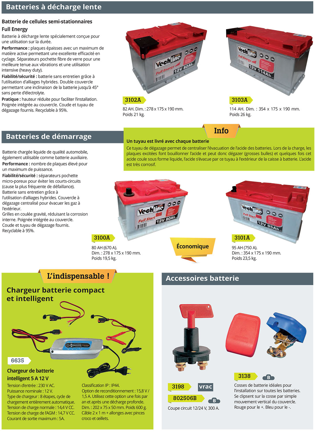 SAV remorque et caravane batteries et chargeurs Breizh Remorques, vente et réparations de
