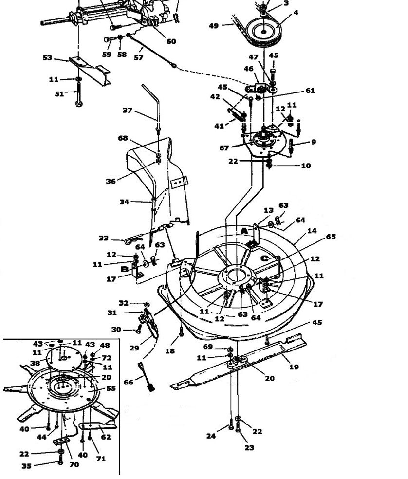 YARD MAN Fiche Technique Vue Eclatée Reflexmotoculture.fr