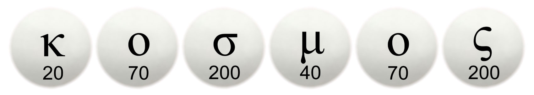 Namen der Bibel und Zahlenwerte – Neues Testament - Die Struktur der