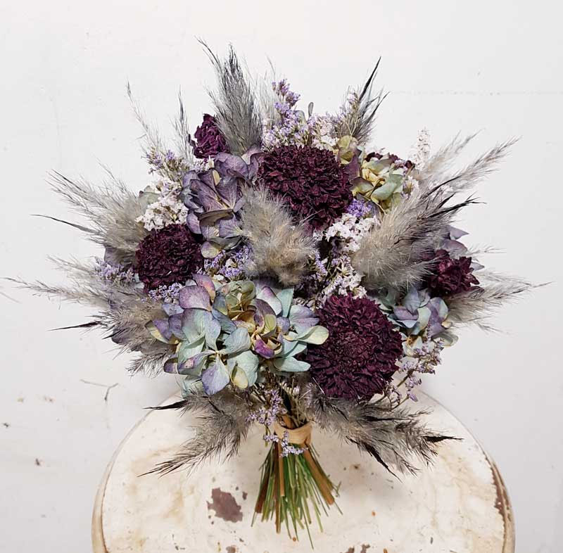 Trockenblumen, Forever Rosen, Pampasgras