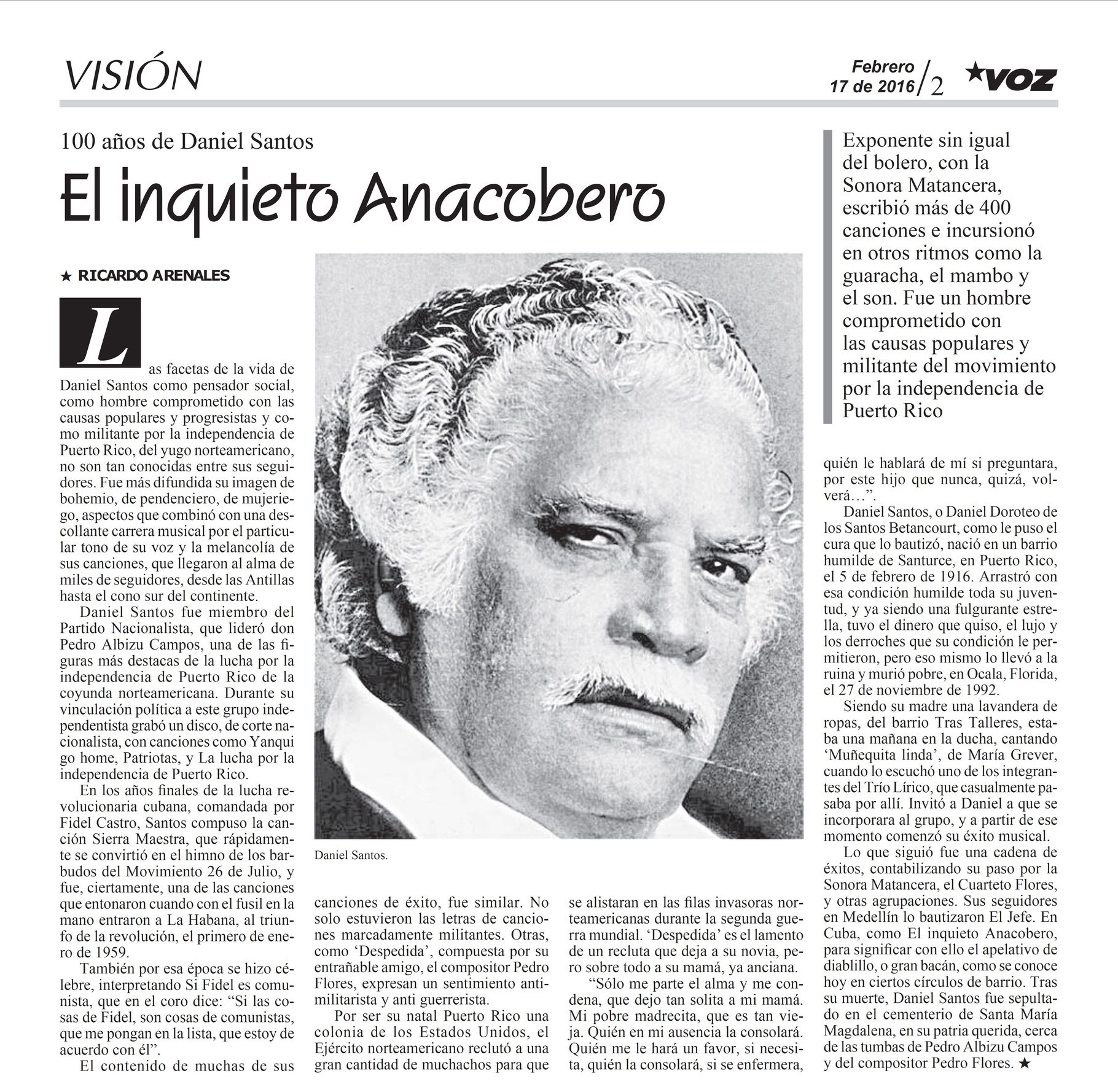 DANIEL SANTOS - Página web de acme-cali