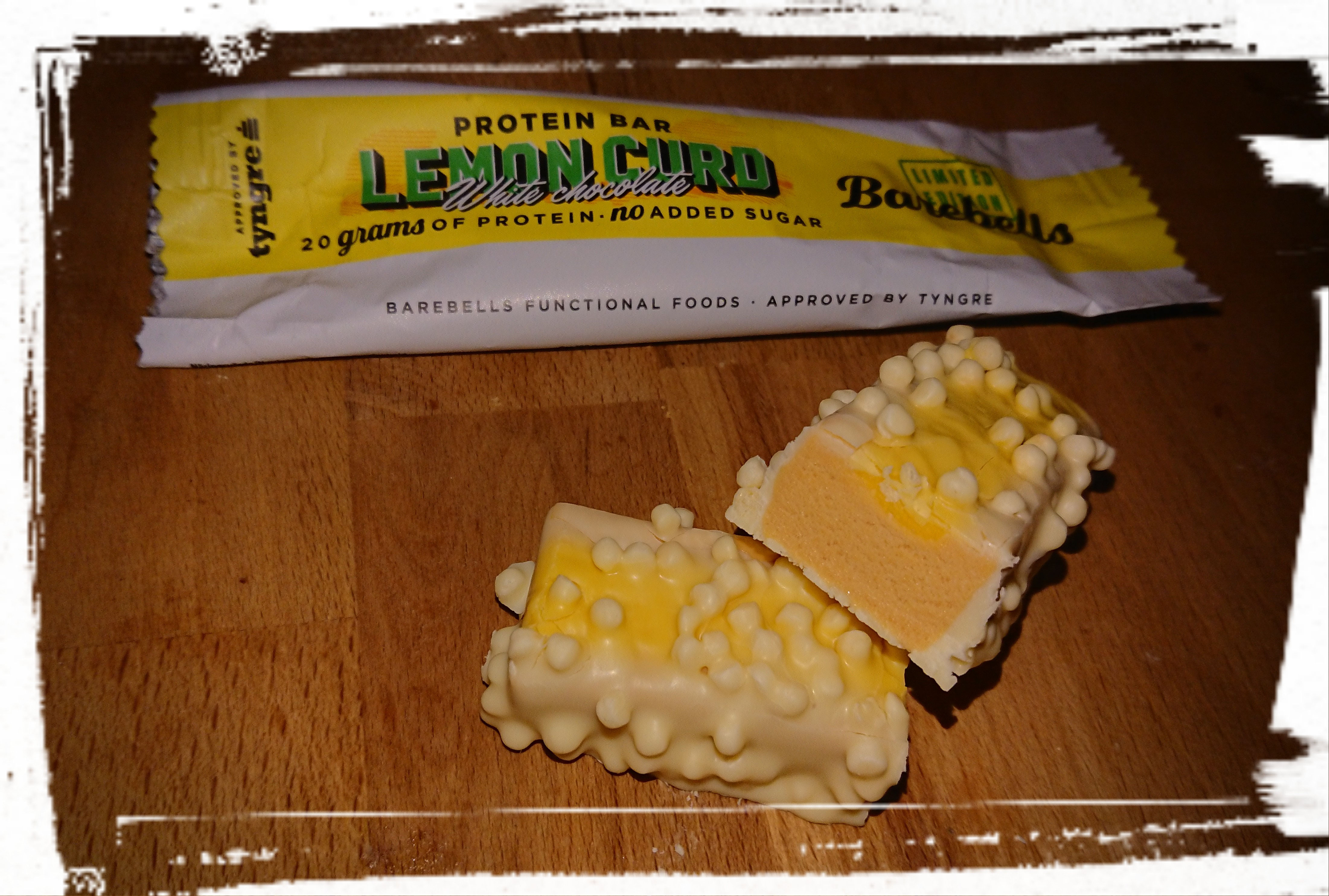 Barebells Lemon Curd white chocolate zuckerwelt im test