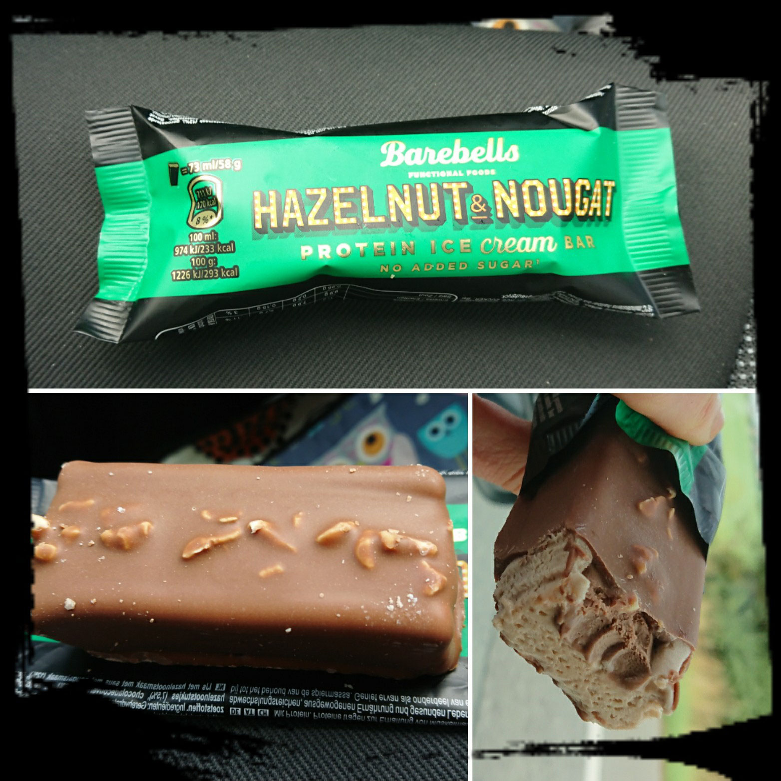 Barebells Hazelnut&Nougat und Salty Peanut Protein Ice Cream Bar zuckerwelt im test