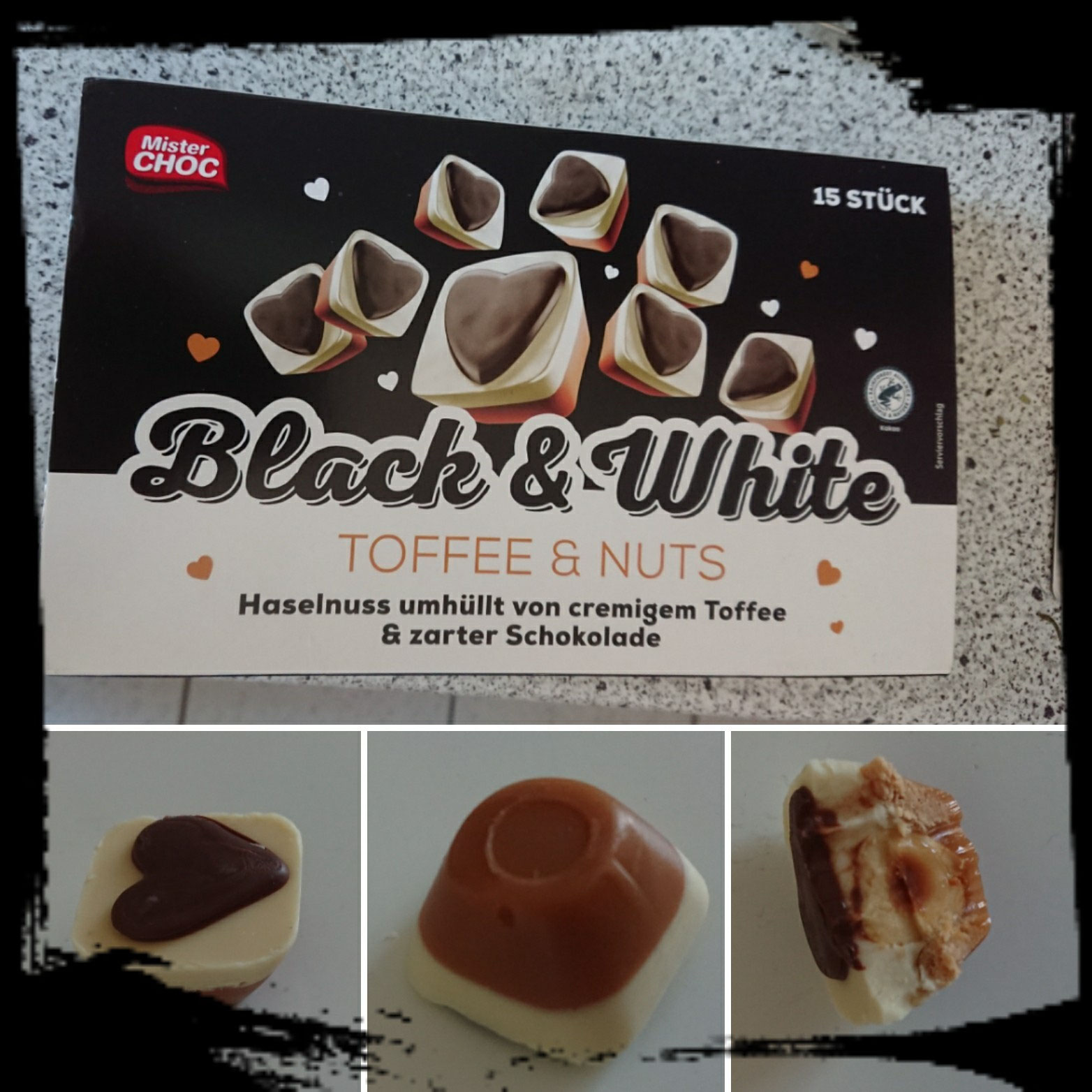 Mister Choc Black&White Toffee & Nuts zuckerwelt im test