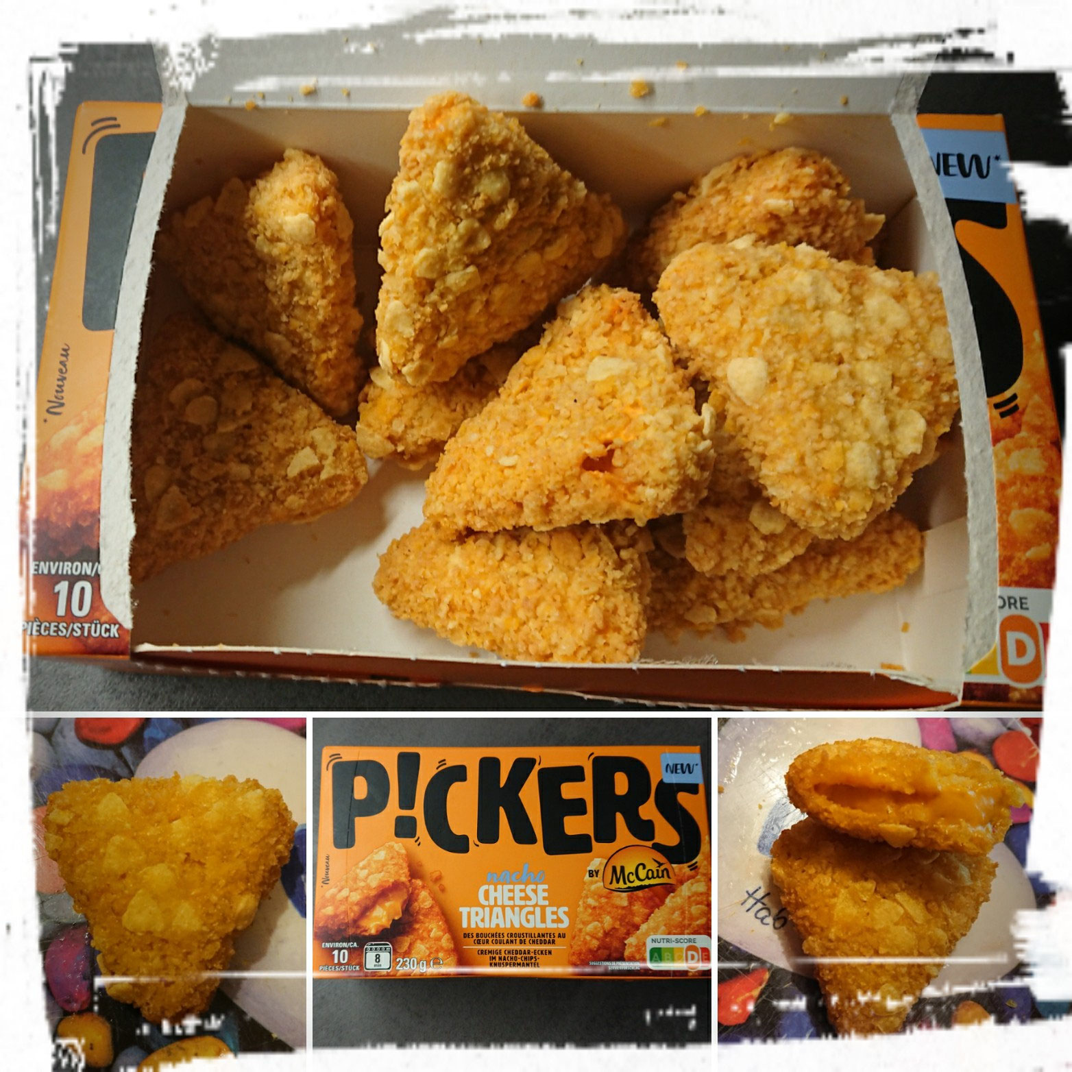 P!chers nacho Cheese triangles und Emmental Sticks zuckerwelt im test