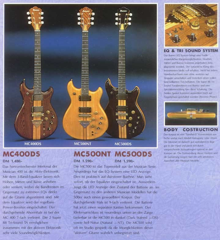 Ibanez Musician MC 500 DS von 1980 octoguitars Webseite!