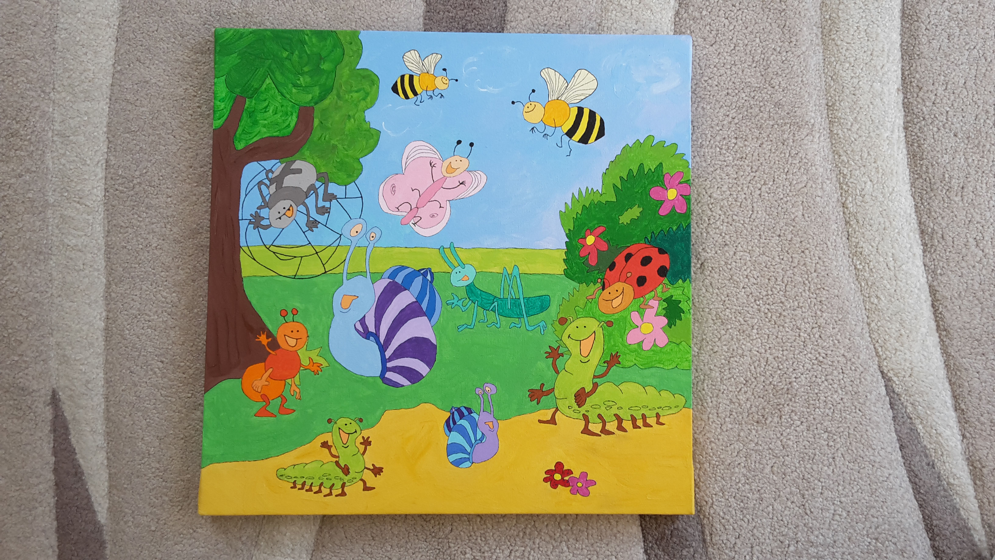 Bilder Kinderbild Acryl Auf Leinwand Nilpferd Paul Ein