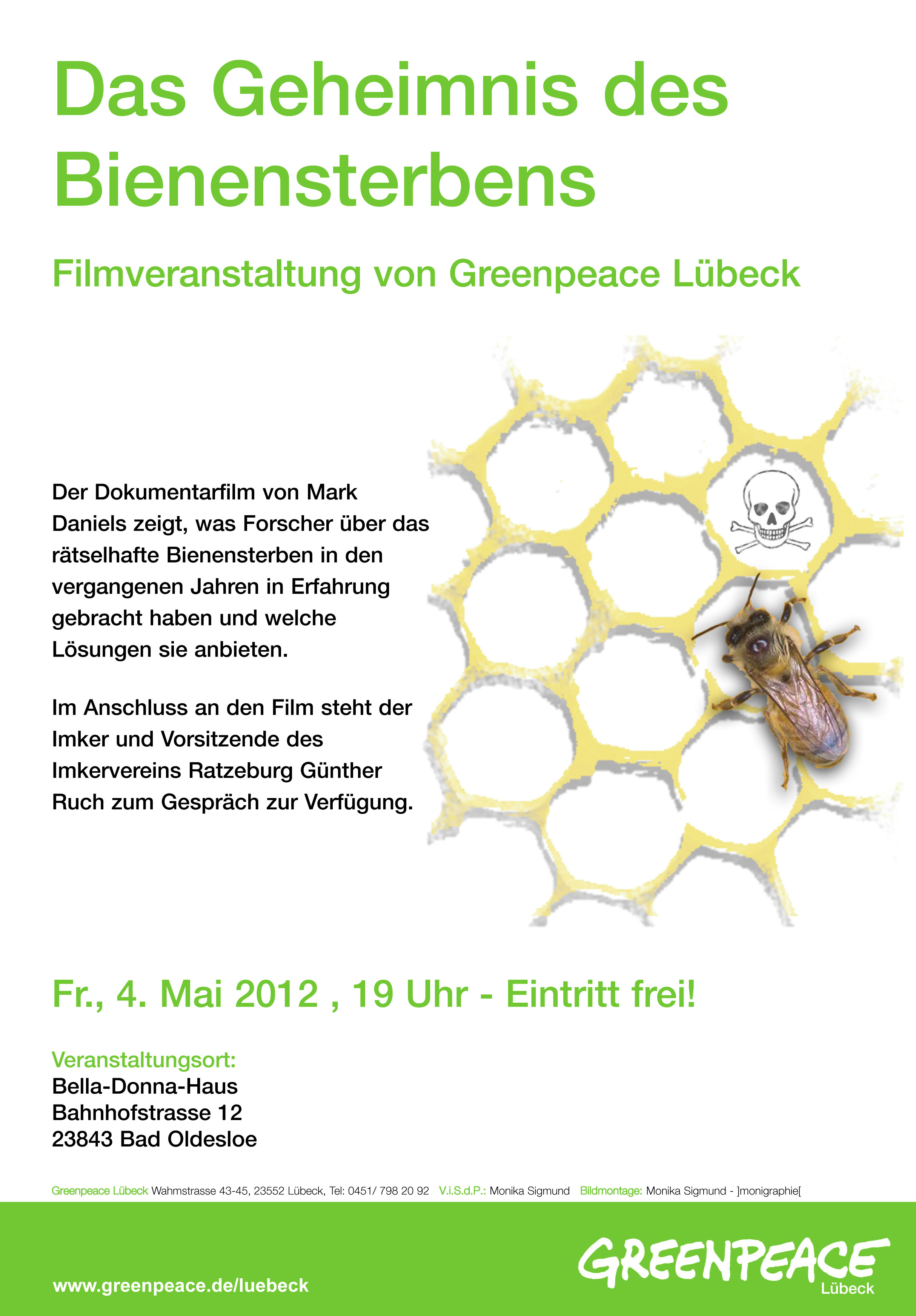 Das Geheimnis Des Bienensterbens Filmveranstaltung Von