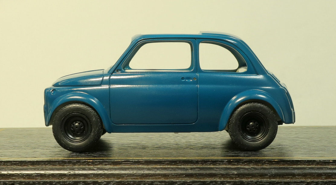 FIAT ABARTH 695SS 製作記 ②ちょこっと車高下げで - 1/24に夢中