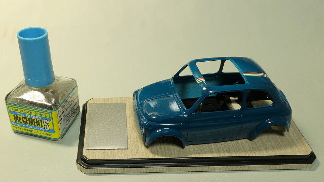 FIAT ABARTH 695SS 製作記 ②ちょこっと車高下げで - 1/24に夢中