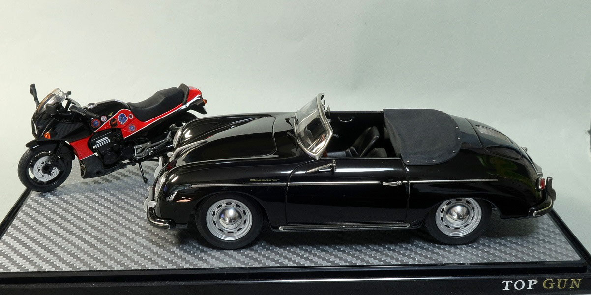 憧れ ポルシェ356A SS 製作記 ⑤隣はニンジャ。 - 1/24に夢中 ボディ