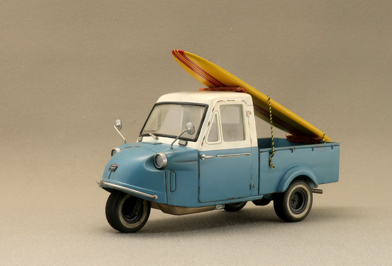 ダイハツ ミゼット 製作記 ④完成作品画像 - 1/24に夢中！（模型転倒虫のカーモデルページ 製作記・ギャラリー）