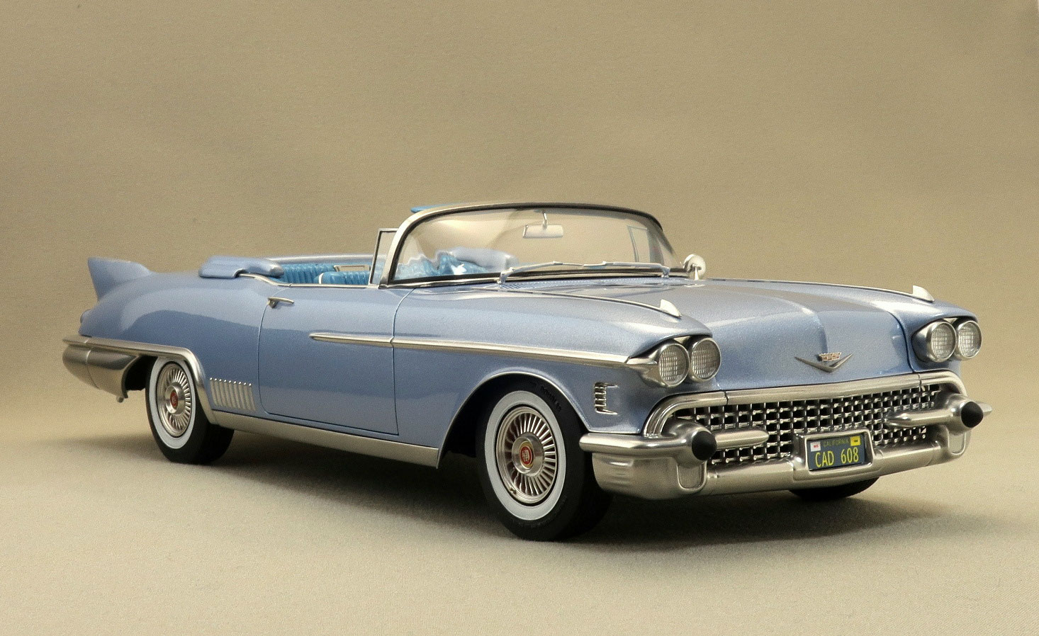 キャデラック エルドラド '58 ⑥完成作品画像 - 1/24に夢中！（模型転倒虫のカーモデルページ 製作記・ギャラリー）