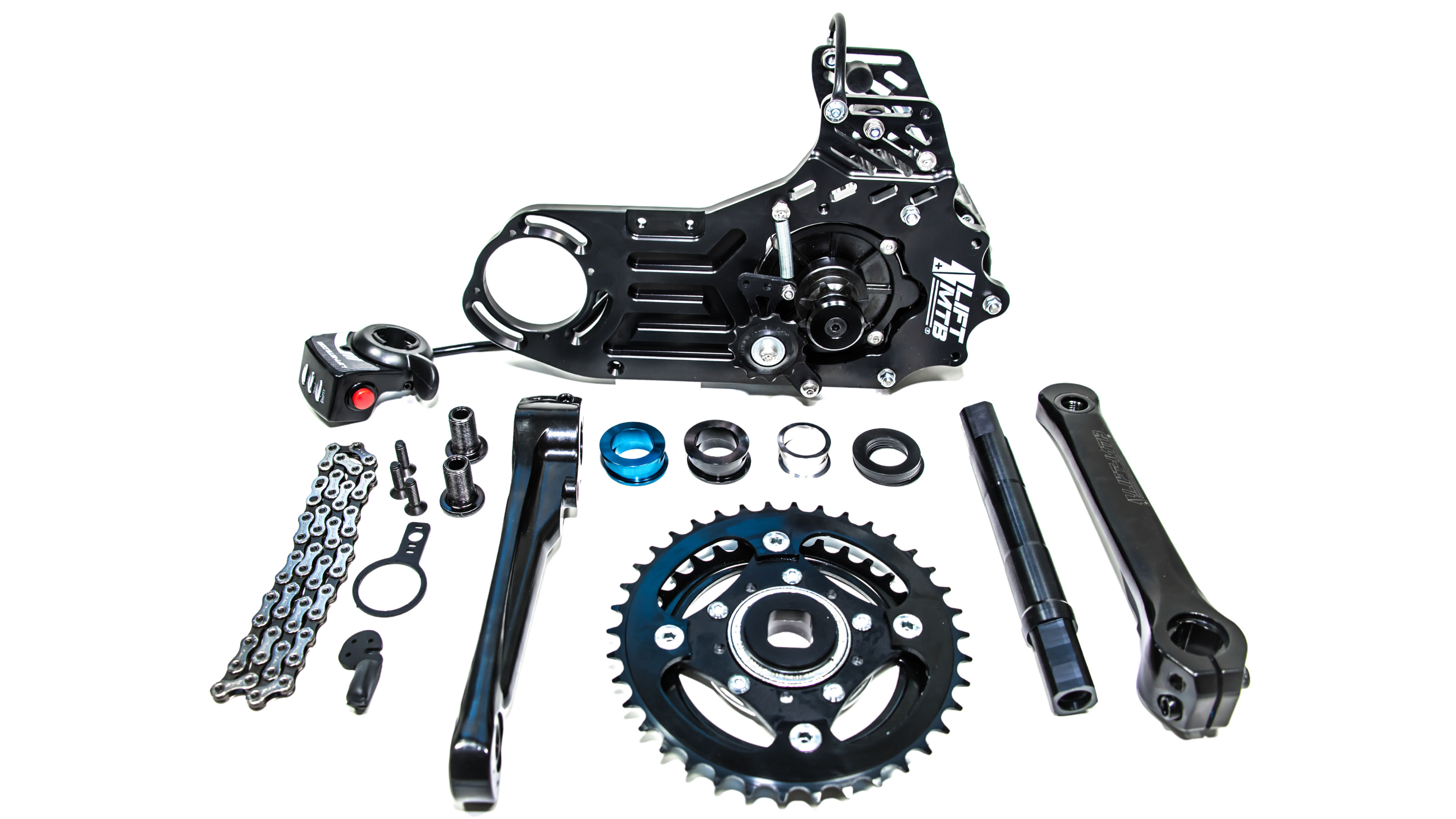 Mountain Bike Electric Motor Kit Electric Crank Drive , e bicycle kit