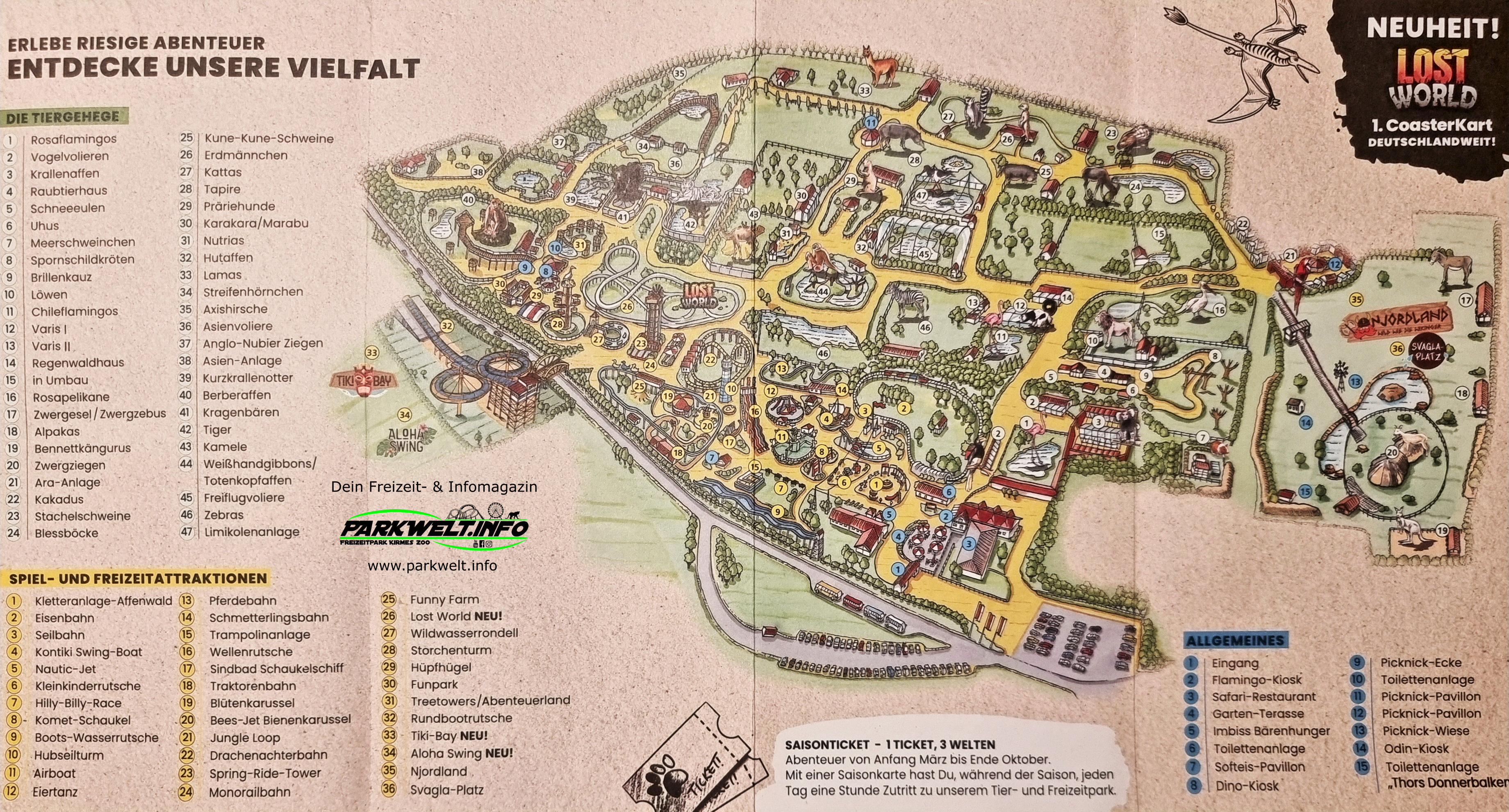 Park Plan Tier und Freizeitpark Thüle Parkwelt.info Park Plan Tier und Freizeitpark Thüle Parkwelt.info