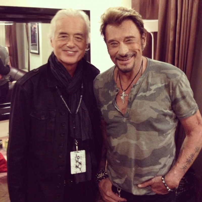 Johnny Hallyday James Patrick Page Sessionman