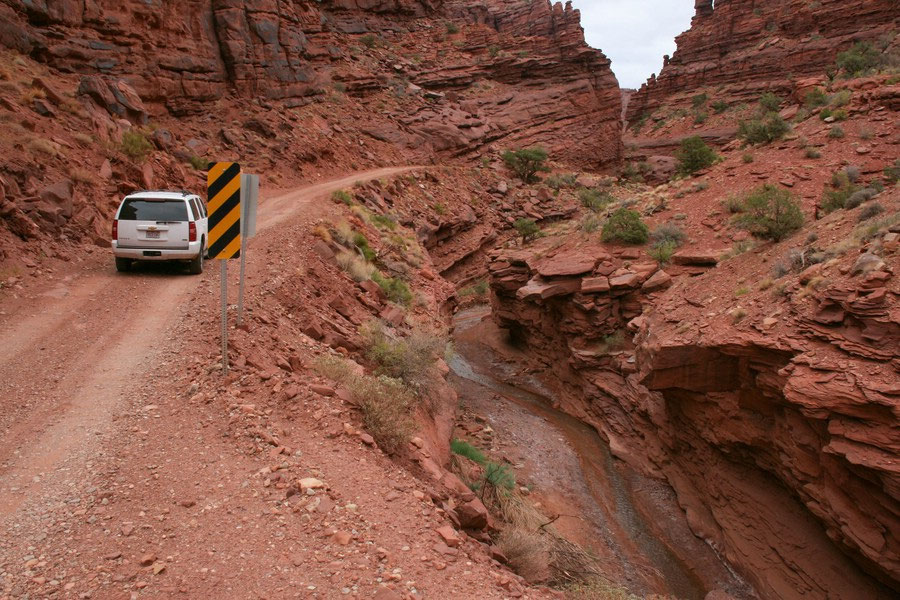 Moab Fisher Towers Onion Creek Road Brennis Reisewelt