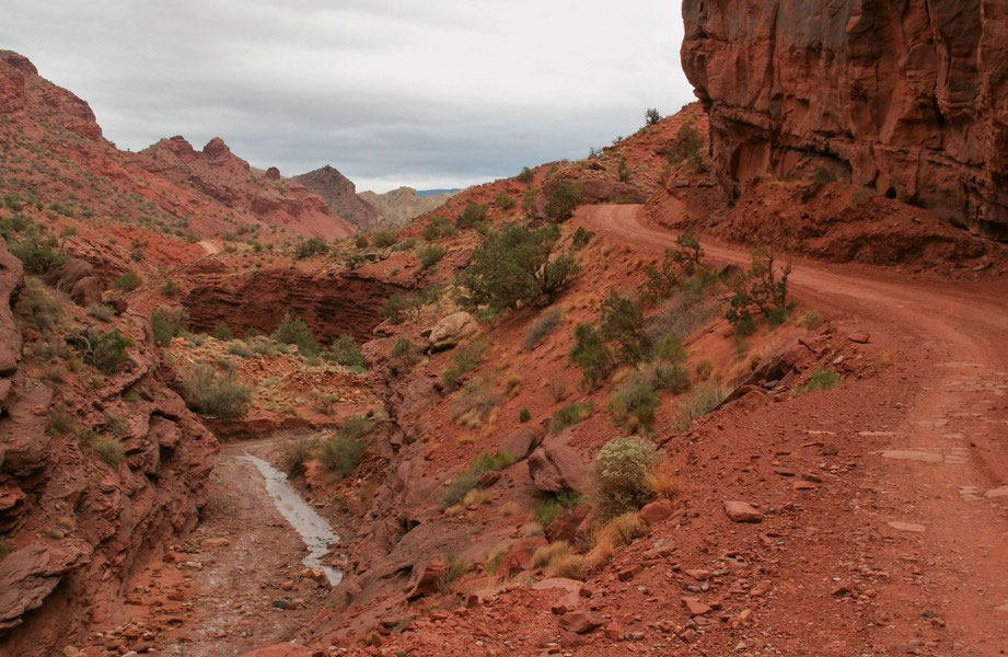 Moab Fisher Towers Onion Creek Road Brennis Reisewelt