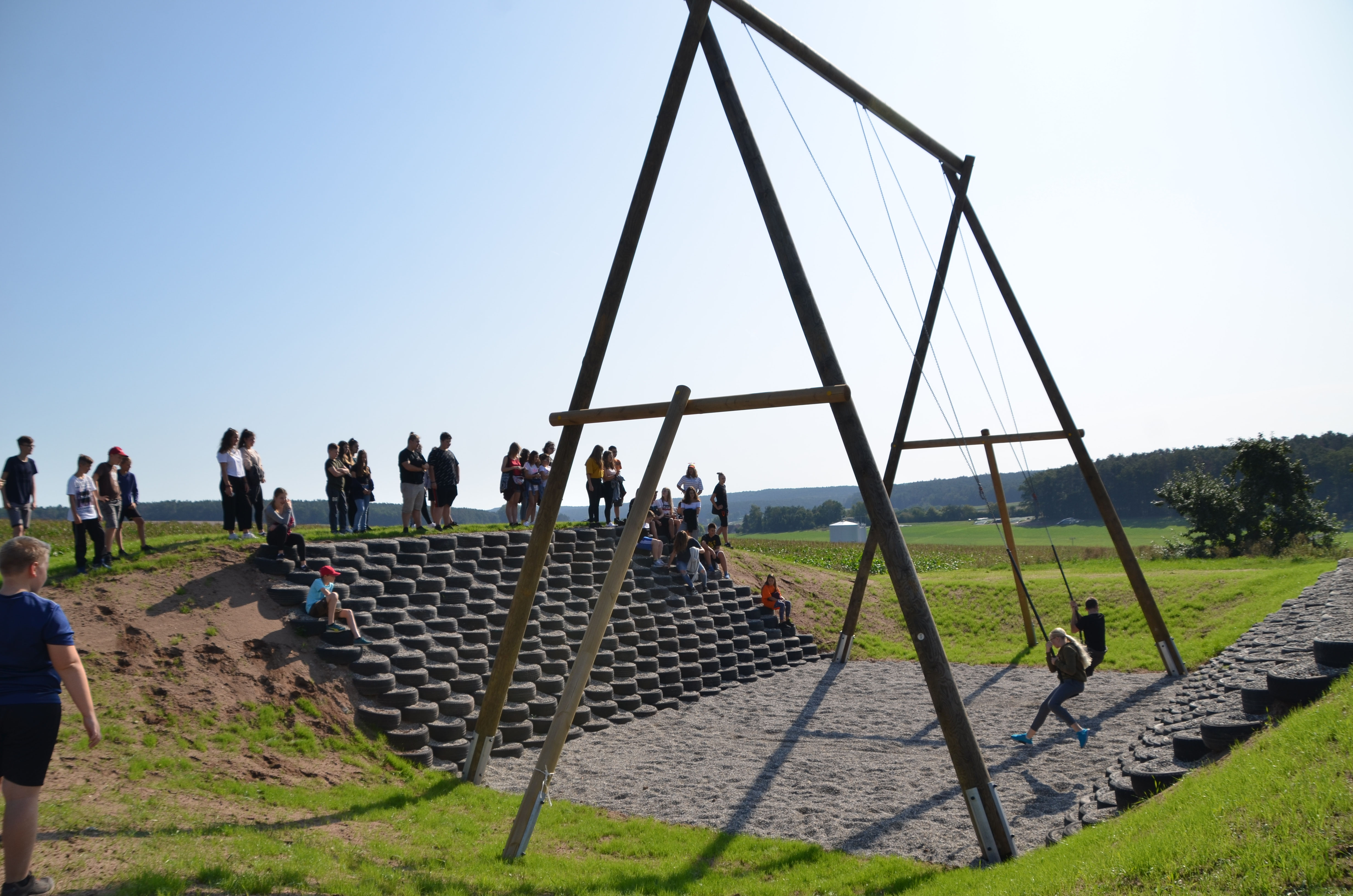 Schaukelweg Vestenbergsgreuth Bayern, Urlaub in Franken Steigerwald
