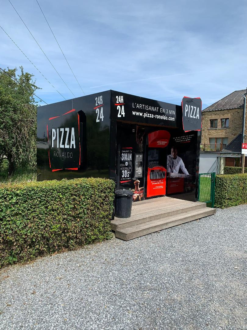 Pizzas artisanales en distributeurs automatiques 24h/24 Pizza Ronaldo
