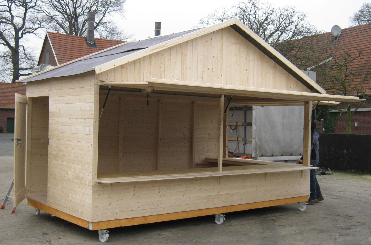 Markthütten kaufen - Holzhaus - Roew