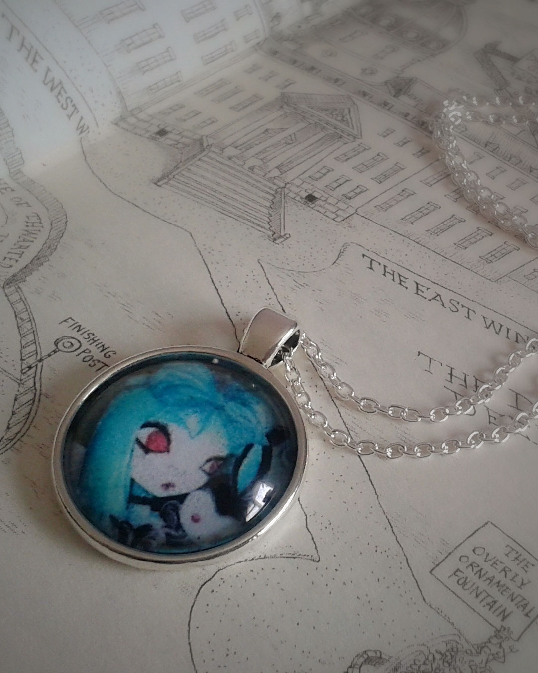 Pastel Goth Girl Bubble Necklace Lolita's Adornments