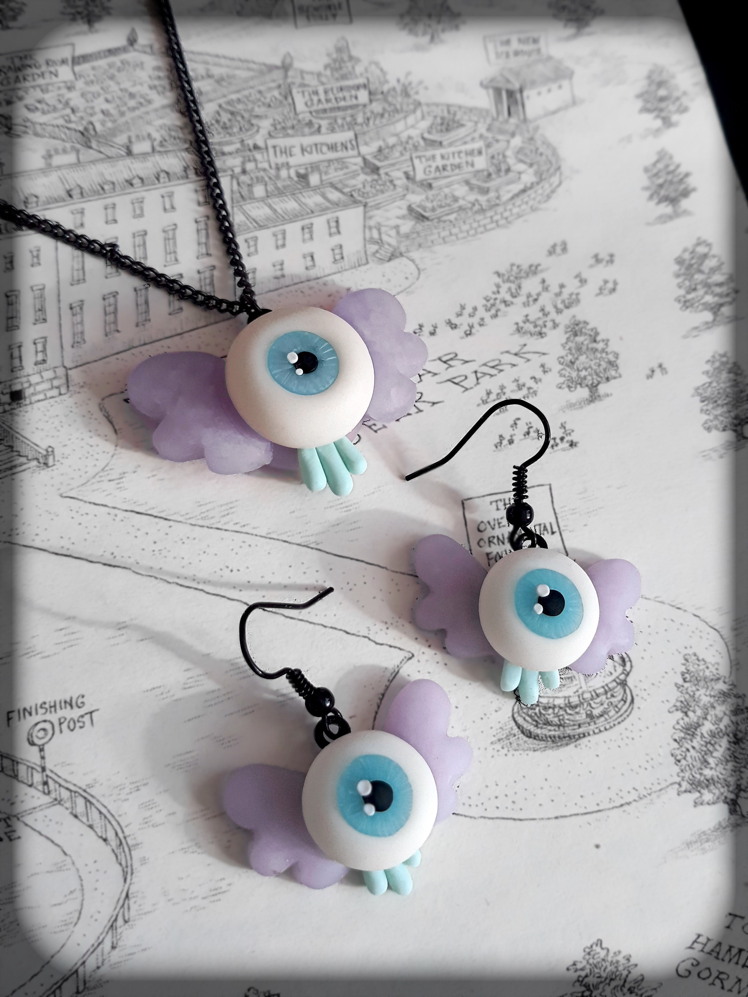 Creepy Cute Flying Eye Jewellery Lolita's Adornments