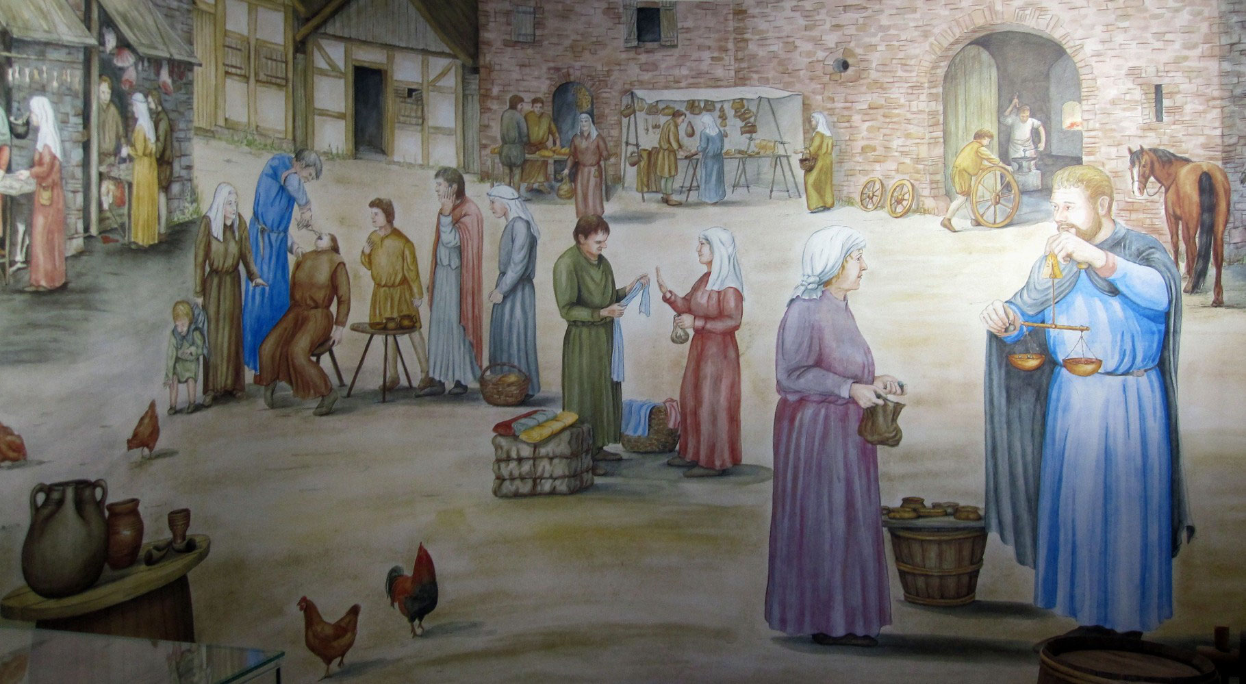 Living History Mittelalter. Leben und Alltag im Mittelalter - Burgen