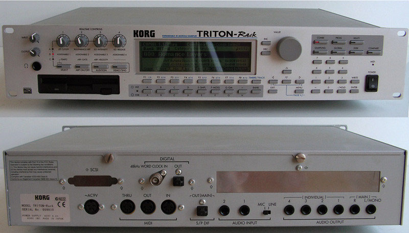 Korg Triton rack - neoretros jimdo page! Korg Triton rack - neoretros jimdo page!