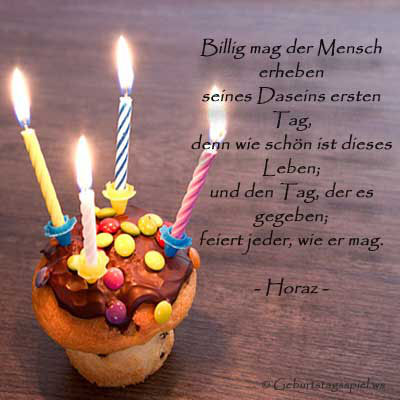GEBURTSTAGSSPRÜCHE mit eCards ️