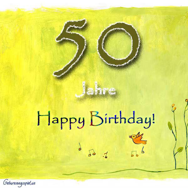 50 Geburtstag Sprüche & Wünsche ️