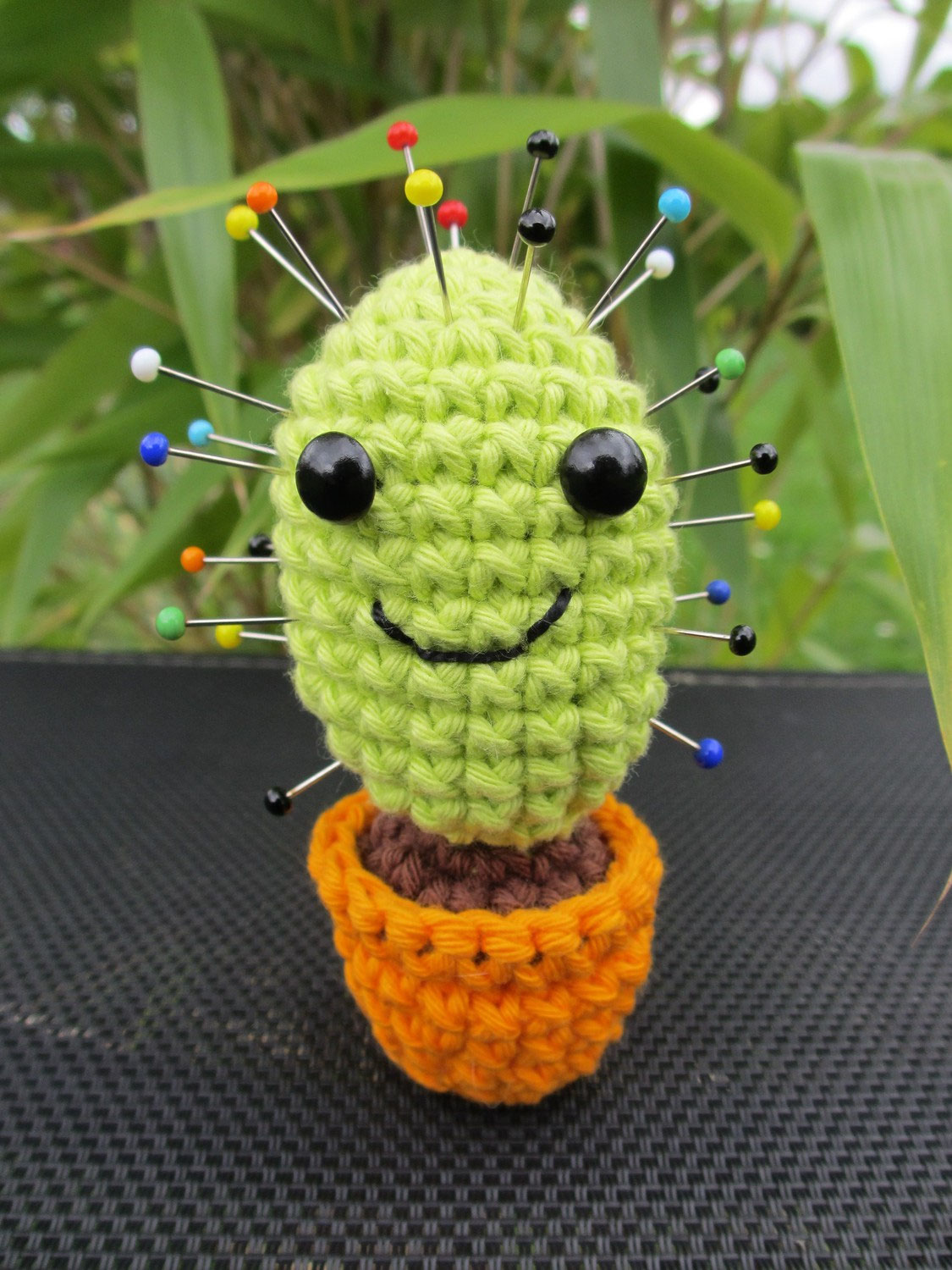 Kaktus-Nadelkissen Amigurumi (cactus pin cushion) - Amigurumis by DE