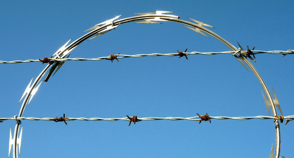 CONCERTINA GALVANIZADA ARPON 8 m DIAMETROS 30 45 y 60 cm GruDisA Metal Desplegado Perforado