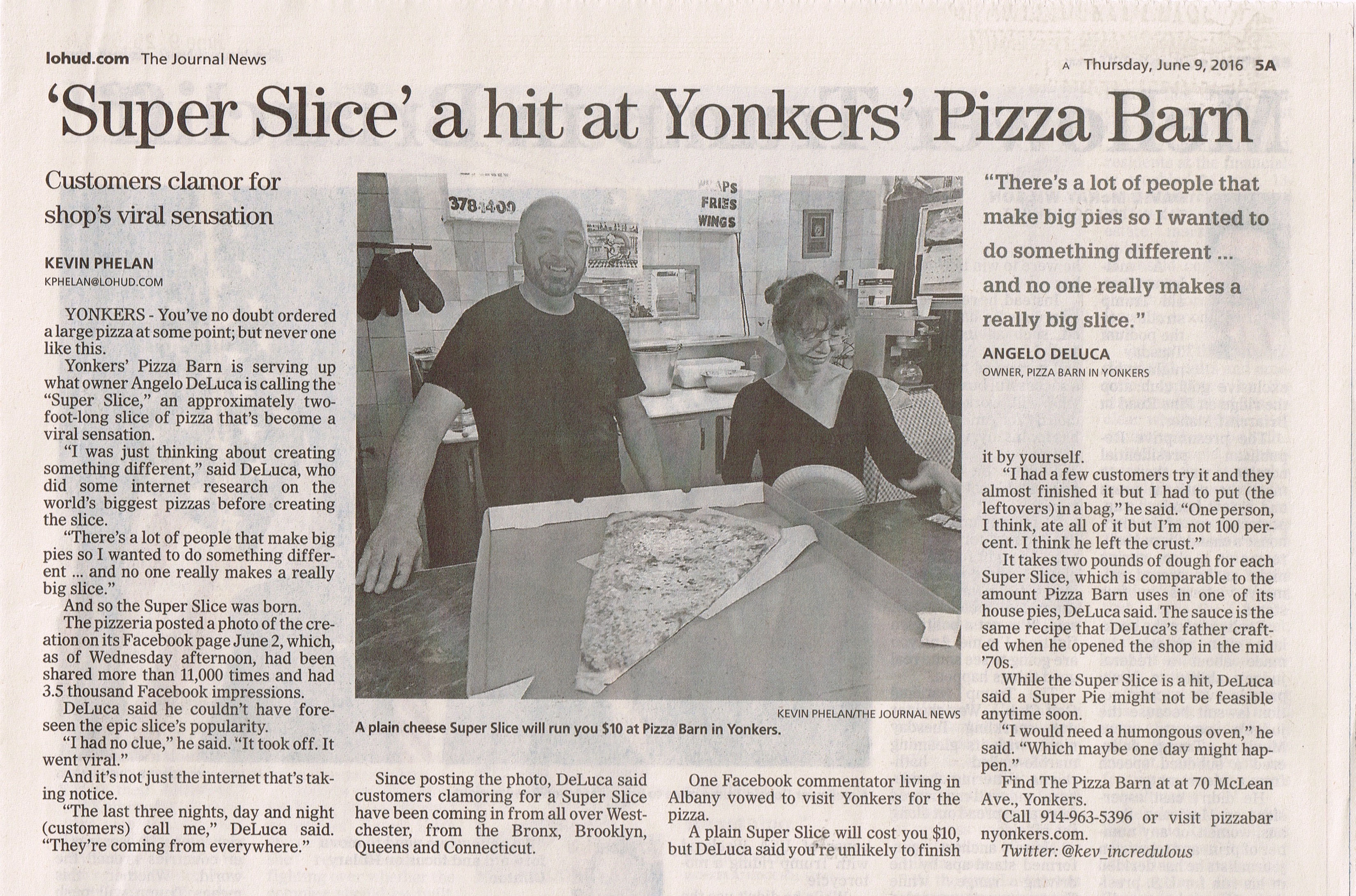 ABOUT US Pizza Barn, Yonkers