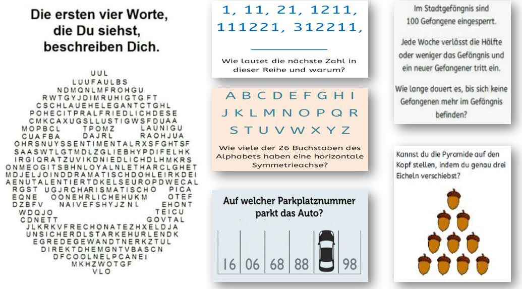 Denksport - Rätsel Kaleidoskop - mit viel Informatikbezug ...